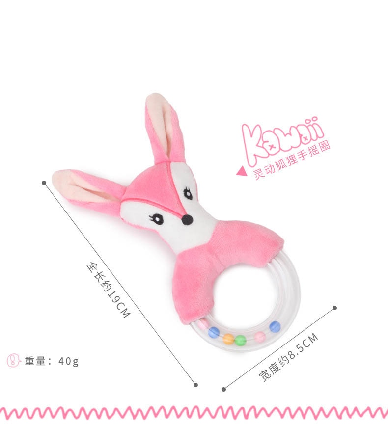 Cute Baby Rattle Toys Rabbit Plush Baby Cartoon Bed Toys for baby toys 0-12 months Educational baby rattle Toy Rabbit Hand Bells